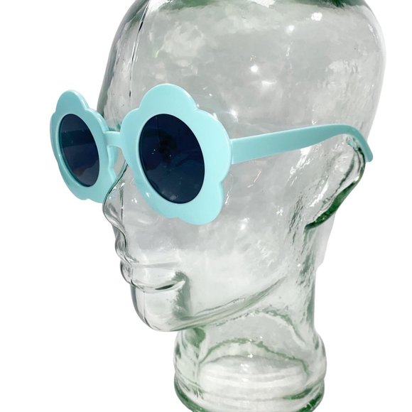 Blue Flower Power Sunglasses - Picture 4 of 11